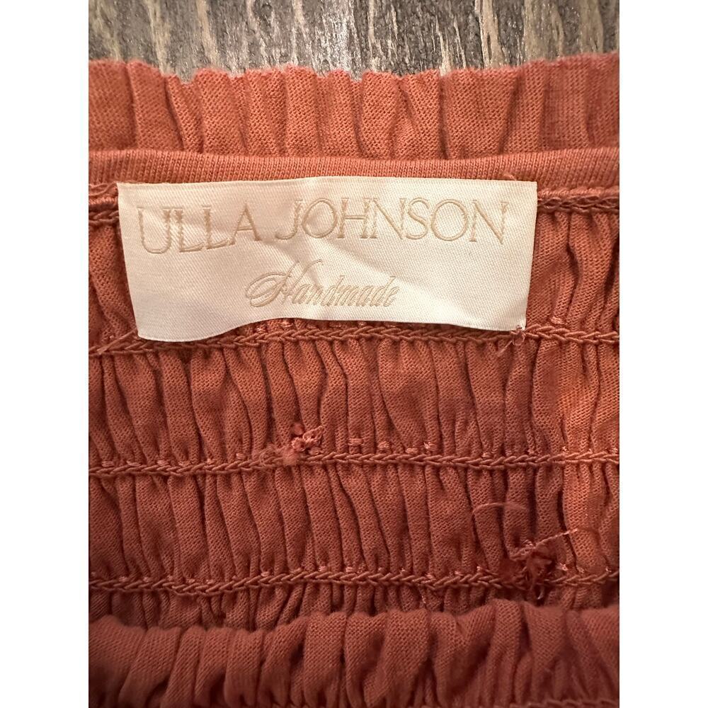 Ulla Johnson Madeline Smocked Midi Dress Size 2 NWOT Clay - Picture 9 of 9